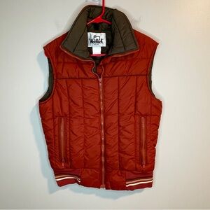 Woolrich VINTAGE Rust and Brown Puffer Vest